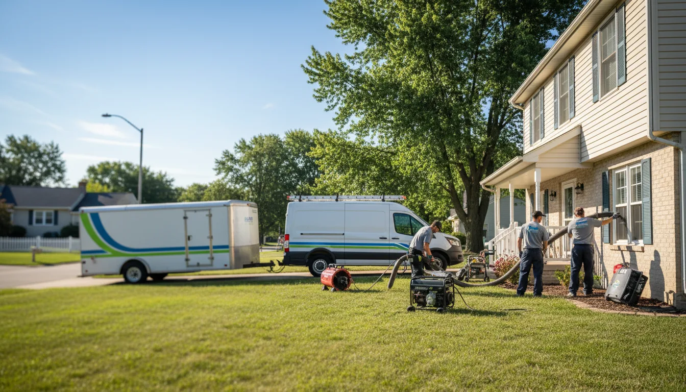 Flooded Basement Restoration And Cleanup With Repair in Laurel, NE near me